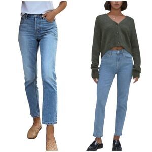Everlane The Cheeky Jean High Rise Straight Leg Size 26 Crop